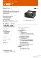 K3HB-CNB 100-240VAC Page 1